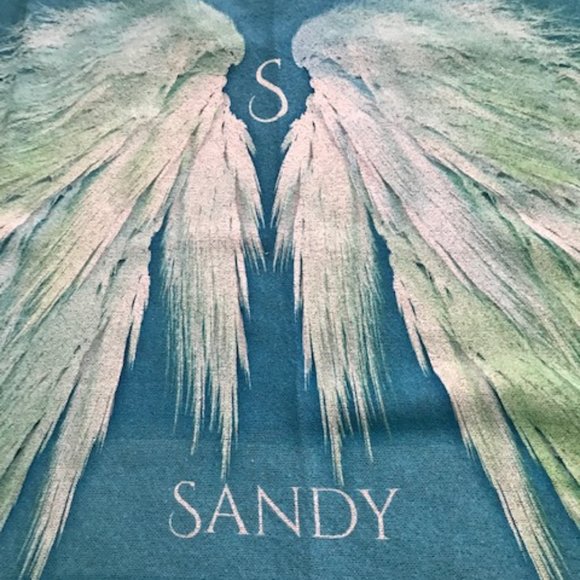 ANGEL PERSONALIZED "SANDY" THROW W/MATCHING PILLOWCASE. USA - Picture 2 of 5
